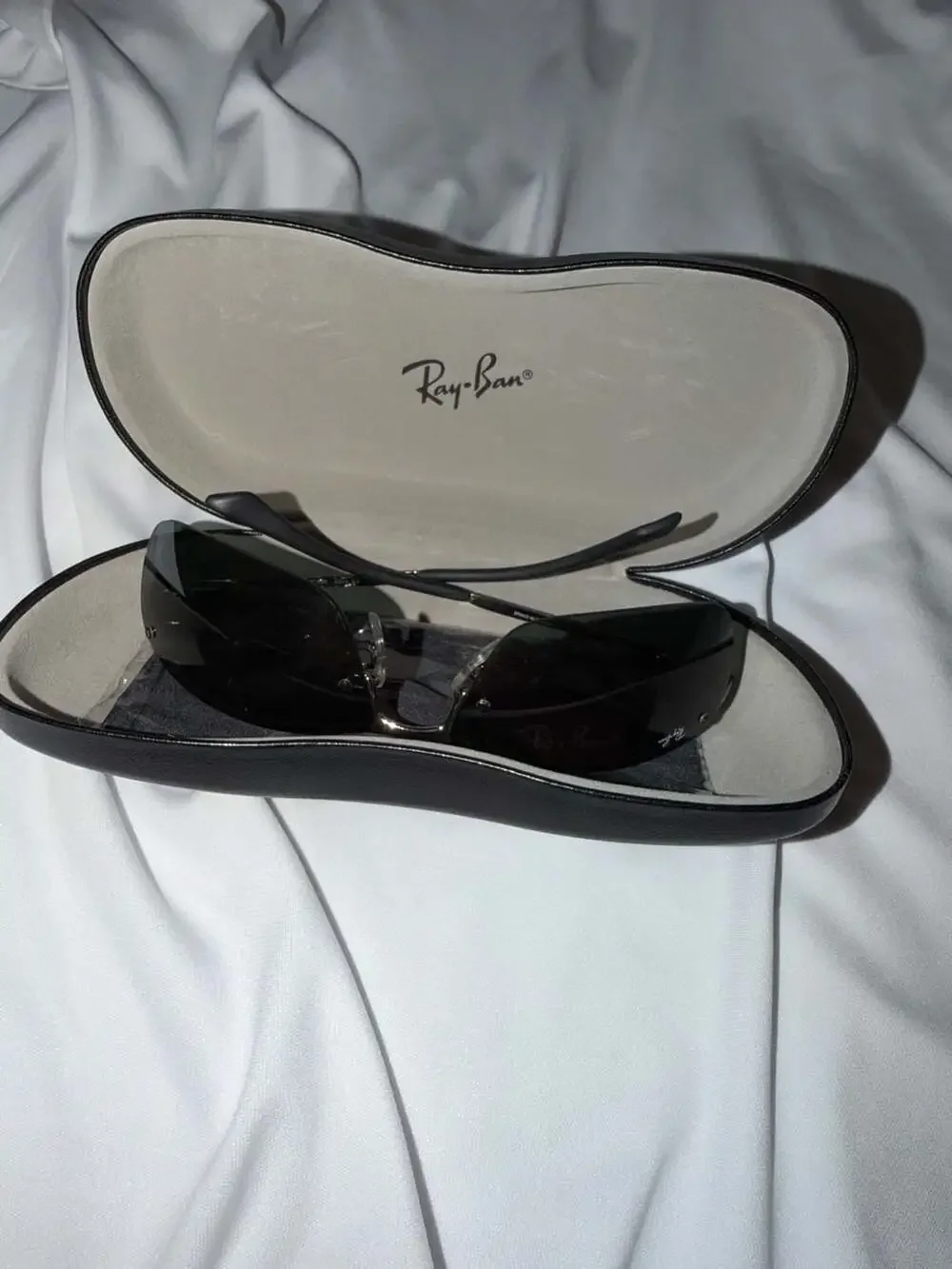 Ray-Ban RB3183 004/71 Gunmetal Sunglasses with Green Lenses